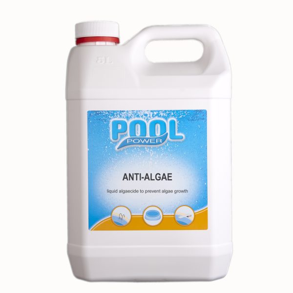 Pool Power Anti-Algae Liquid Algaecide for Pools and Spas, 5 Litres