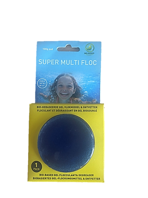 Pool Power Wonder Gel multifunctional Flocculant, Bio-Based Gel Flocculant and Degreaser 100g
